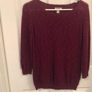 Old Navy maroon light sweater